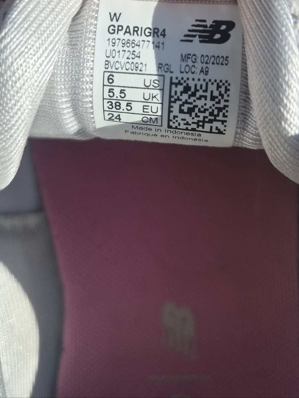 [EUC] Wide Width NEW BALANCE Big Kids 6 Fresh Foam Arishi Shoes v4 Gray Matter - Picture 8 of 8